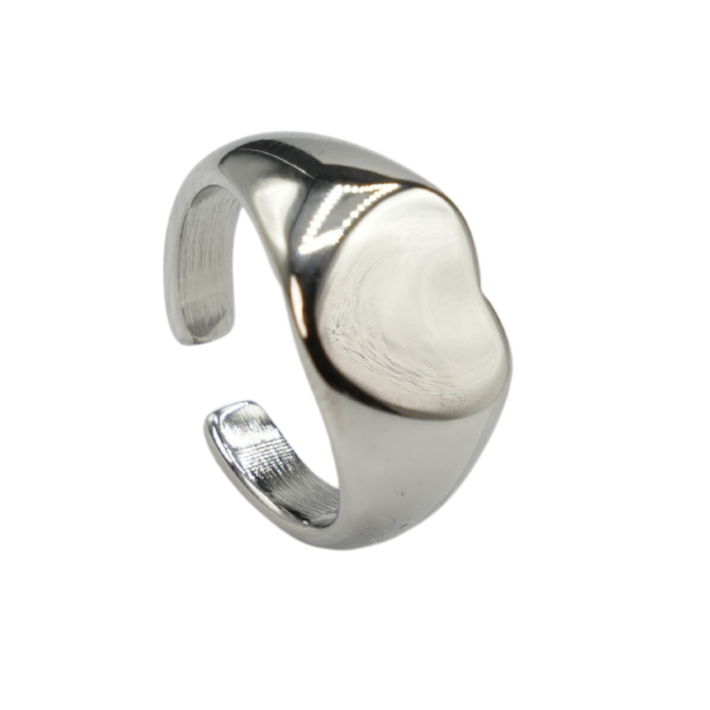 Anello Chevalier Cuore in acciaio
