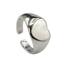 Anello Chevalier Cuore in acciaio