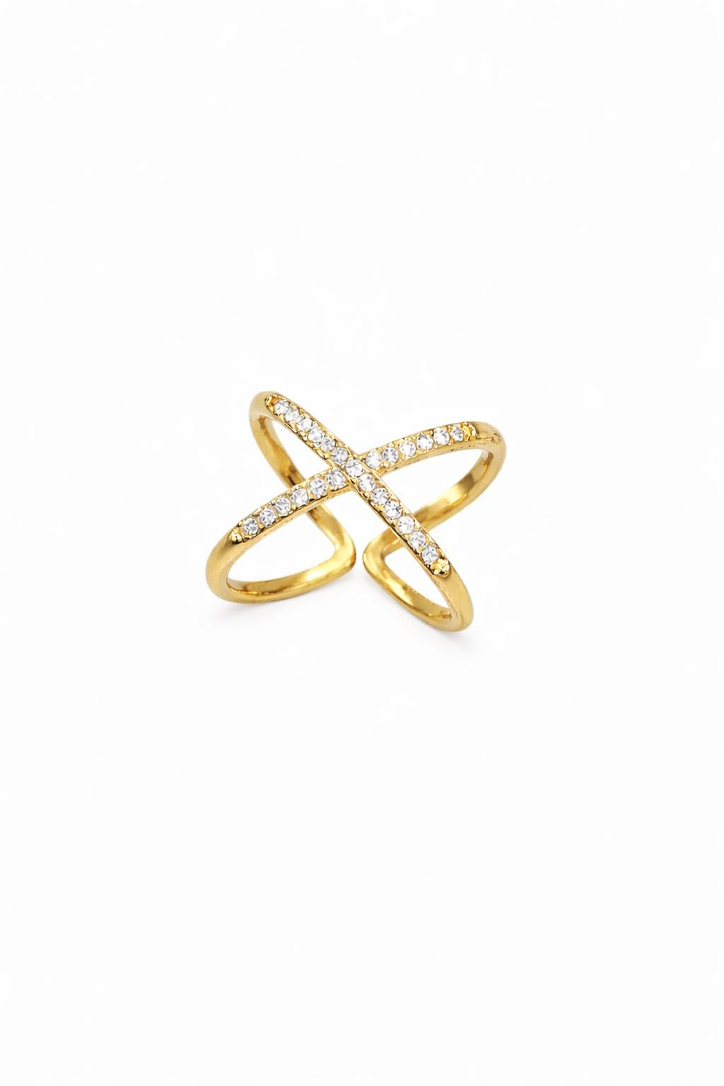 Anello incrocio in acciaio