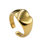 Anello Chevalier Cuore in acciaio