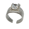 Anello Prezioso in Acciaio