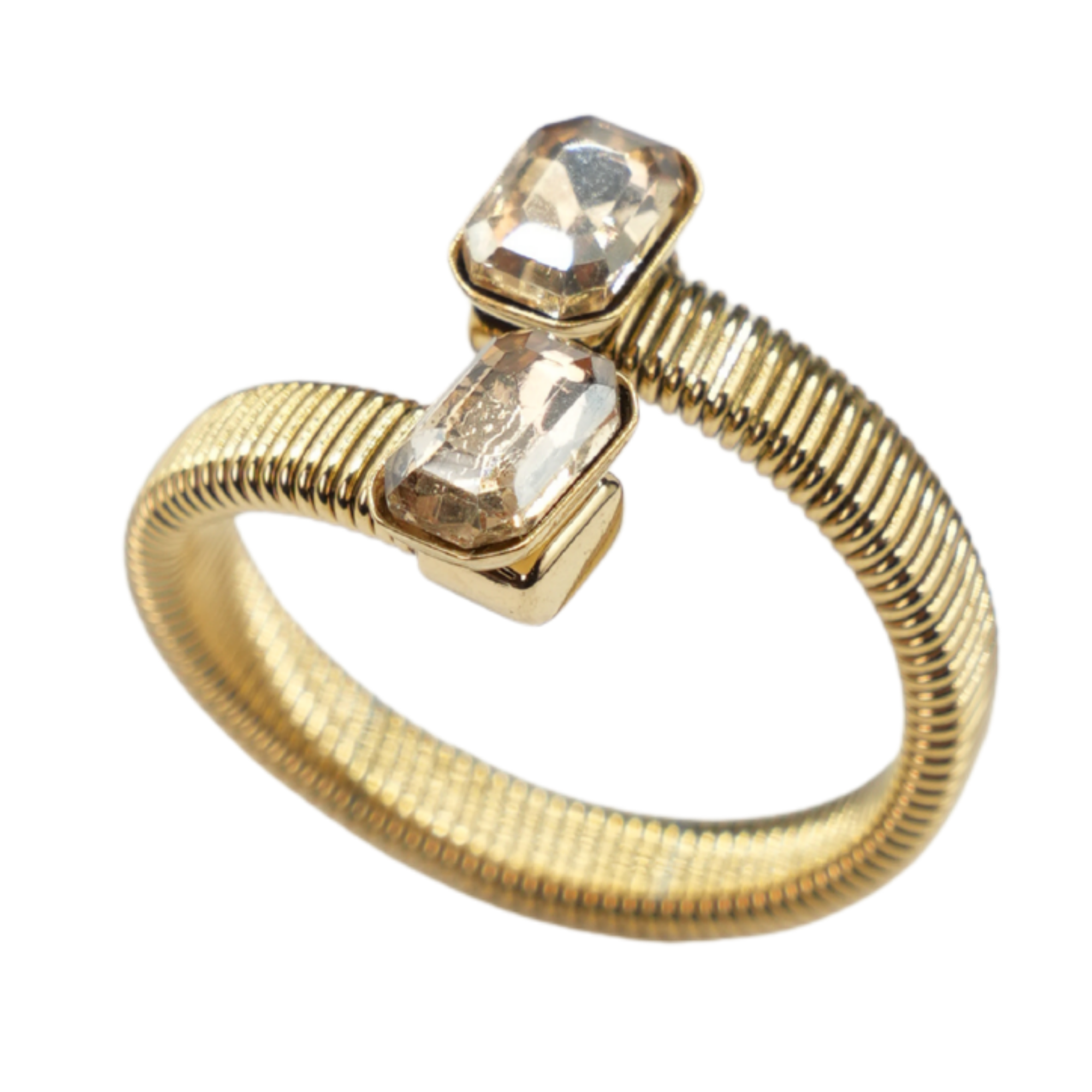 Anello Tempo piene bronzate acciaio 316L