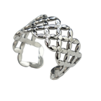 Anello a fascia traforata