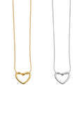 Collana cuore in acciaio