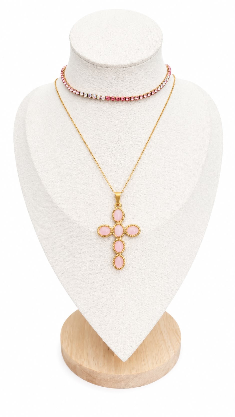 Collana Croce in acciaio