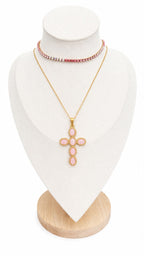Collana Croce in acciaio
