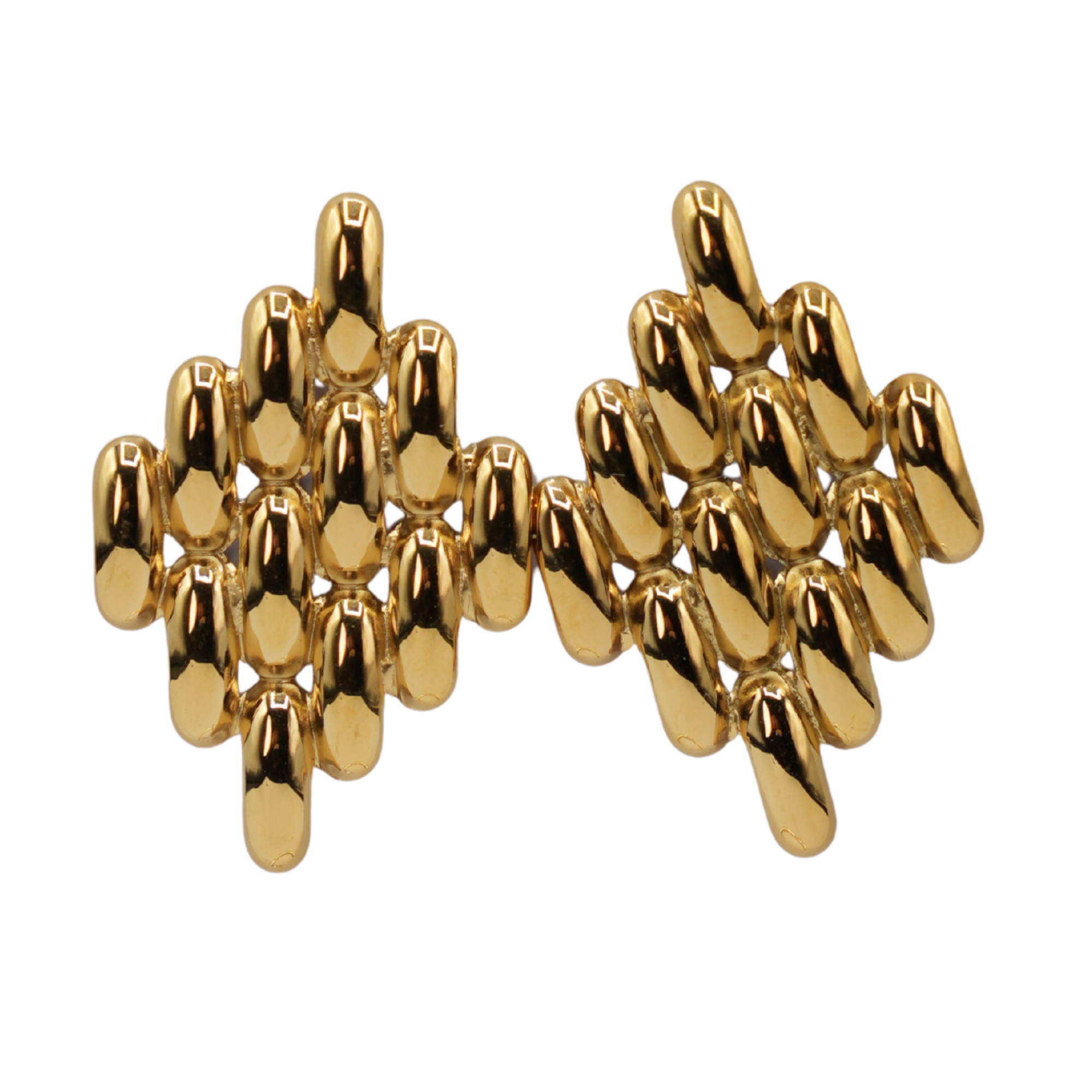 Orecchino Rombo in acciaio