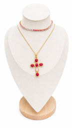 Collana Croce in acciaio