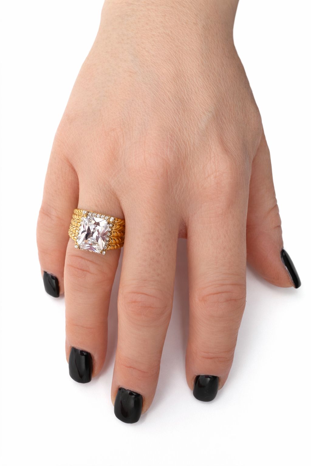 Anello Prezioso in Acciaio