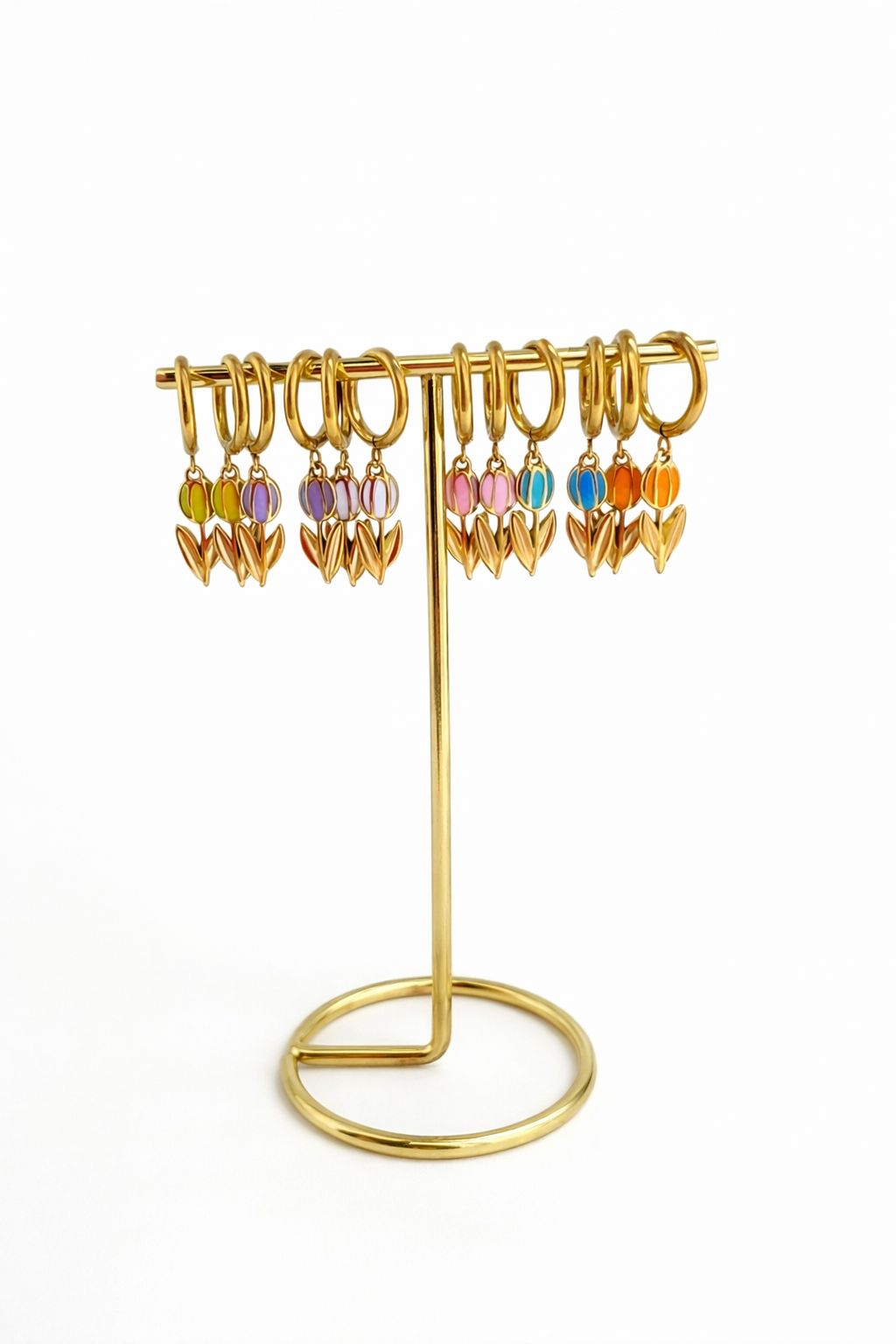 Orecchino mini loop Tulip