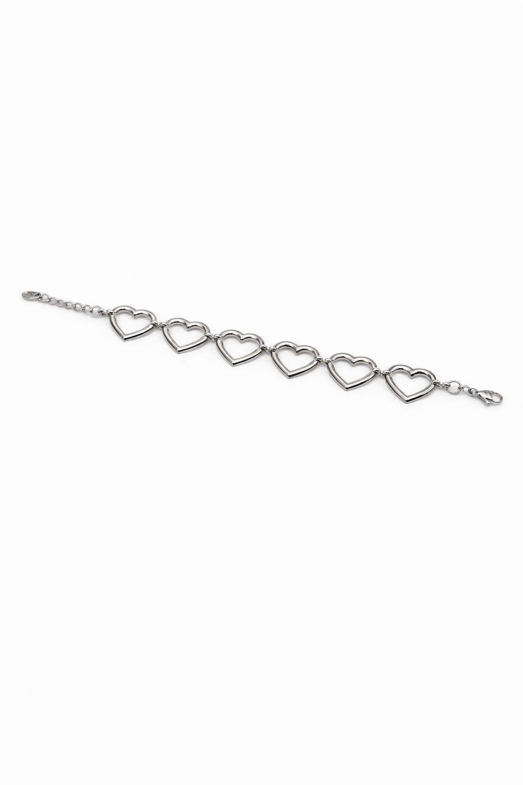 Bracciale Cuore Traforato Silver
