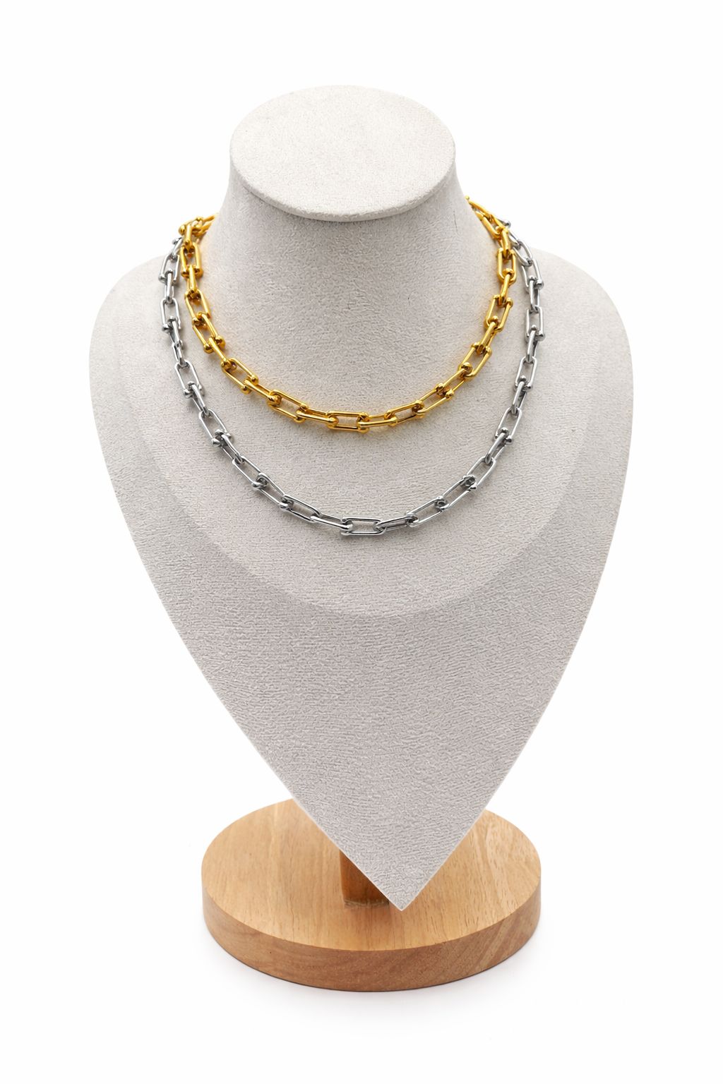 Collana Eternity in acciaio