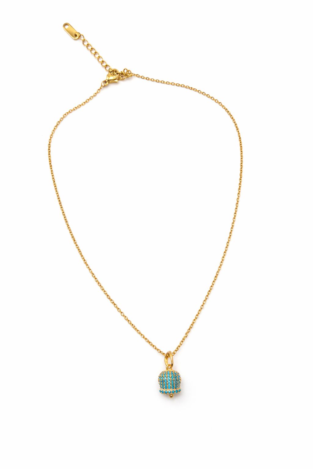 Collana Campanella Color in acciaio