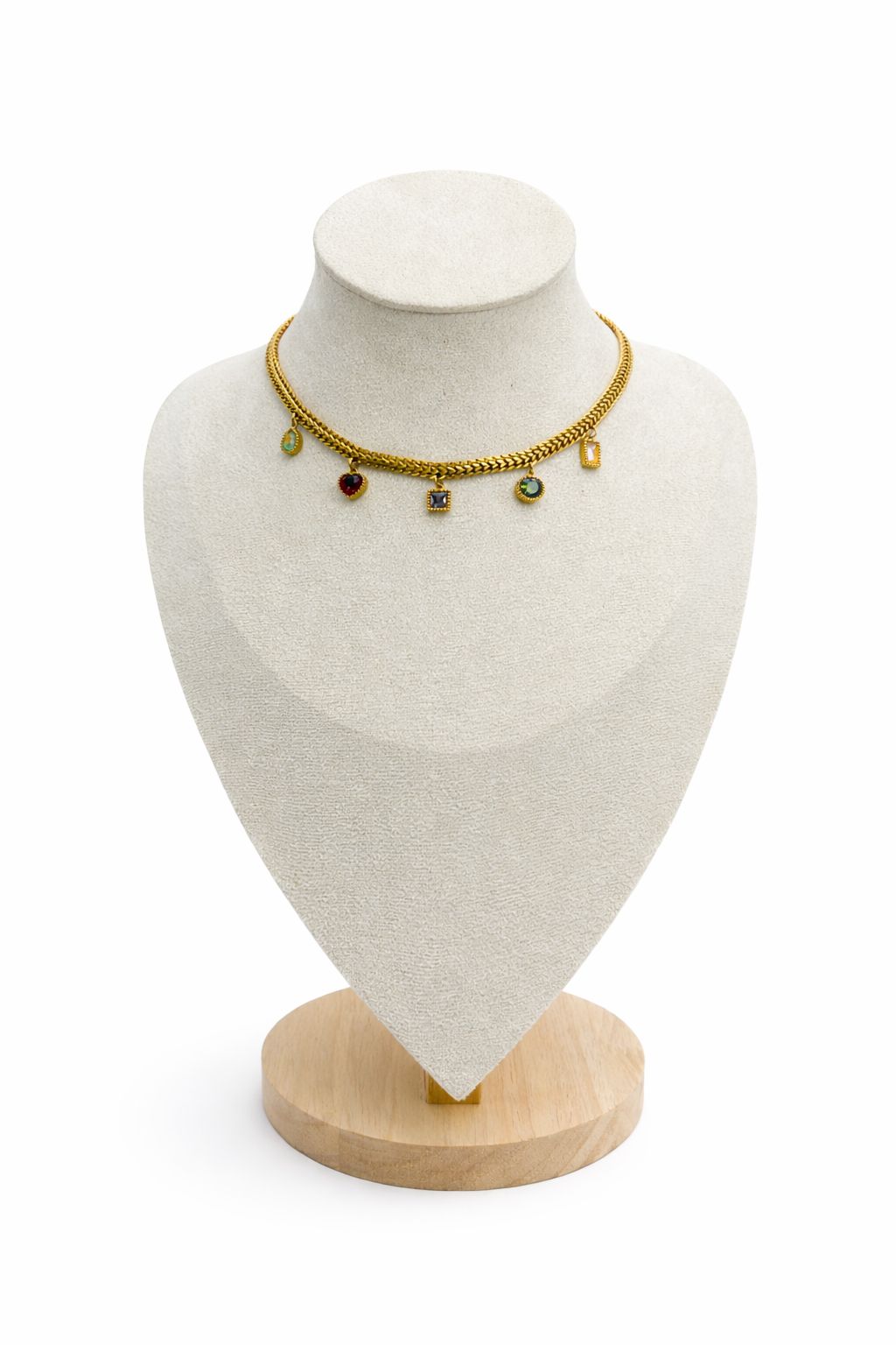 Collana Choker Multicolore in acciaio