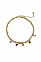 Collana Choker Multicolore in acciaio
