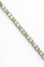 Bracciale Tennis intreccio