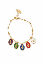 Bracciale Madonnina colorata