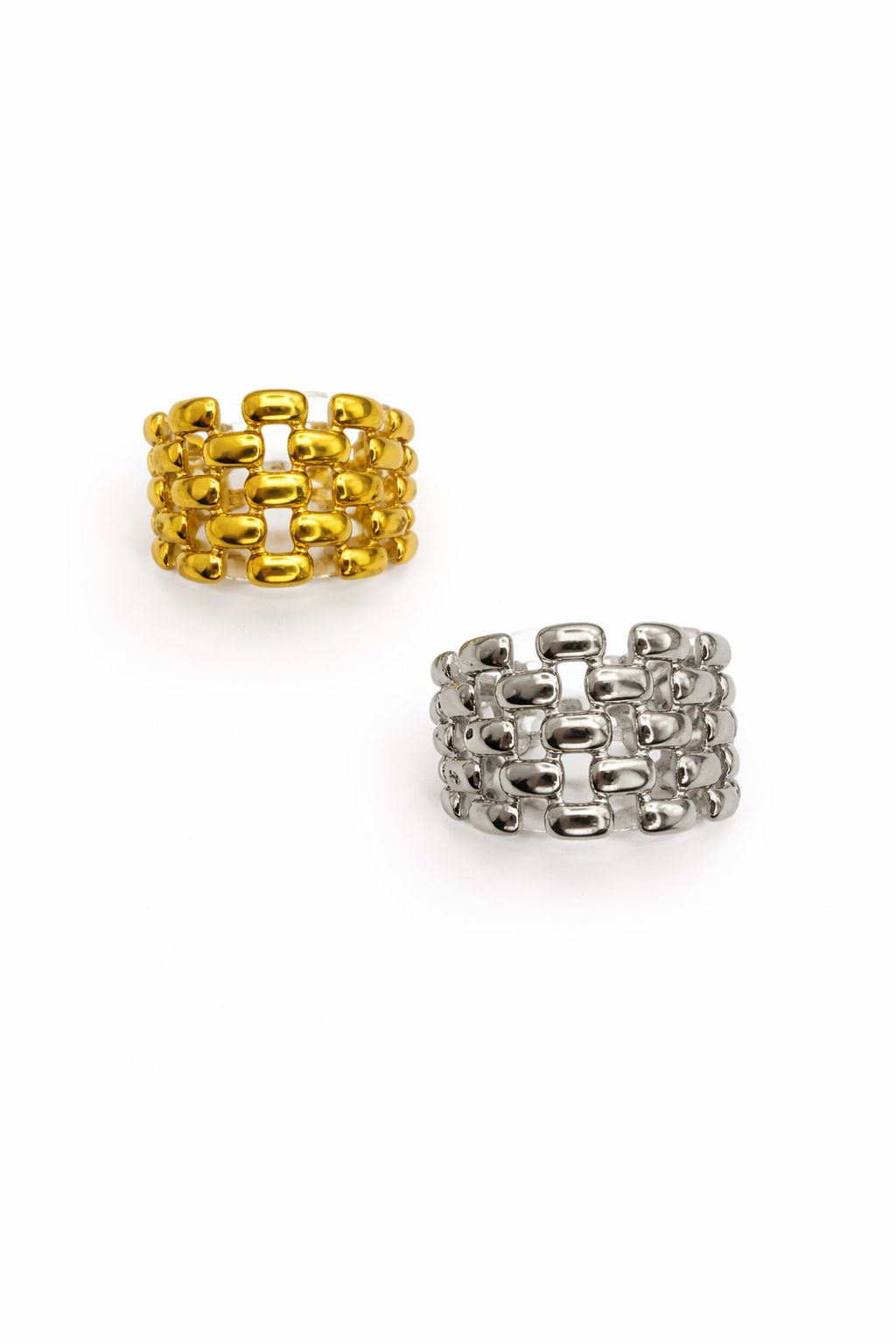 Anello Maglia in Acciaio