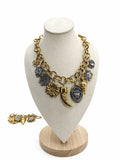 Collana Multi Charme in acciaio