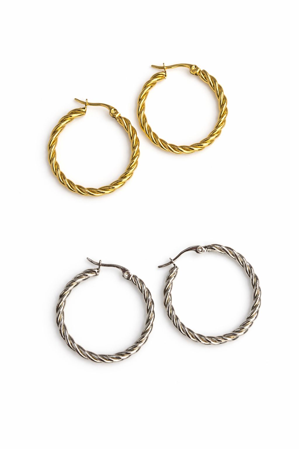 Orecchino Cerchio Torchon
