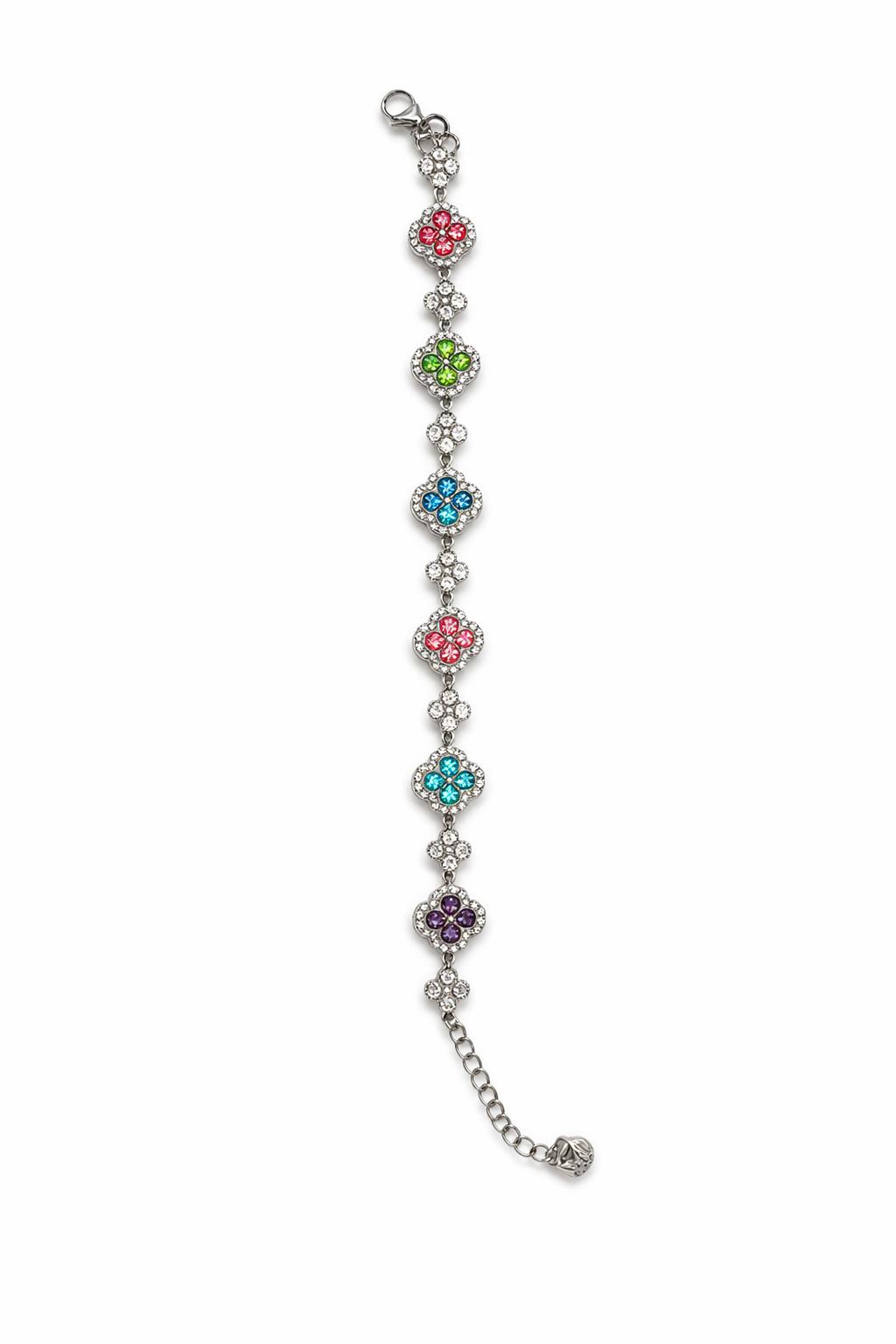 Bracciale Rainbow Fleur in acciaio