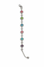 Bracciale Rainbow Fleur in acciaio
