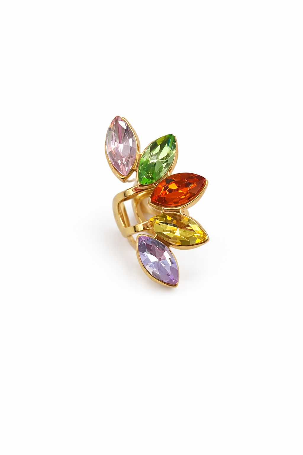 Ear cuff Shine Multicolor in acciaio