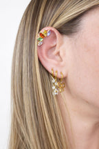 Ear cuff Shine Multicolor in acciaio