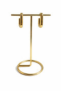 Orecchino Elettra Gold in acciaio