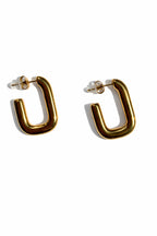 Orecchino Elettra Gold in acciaio