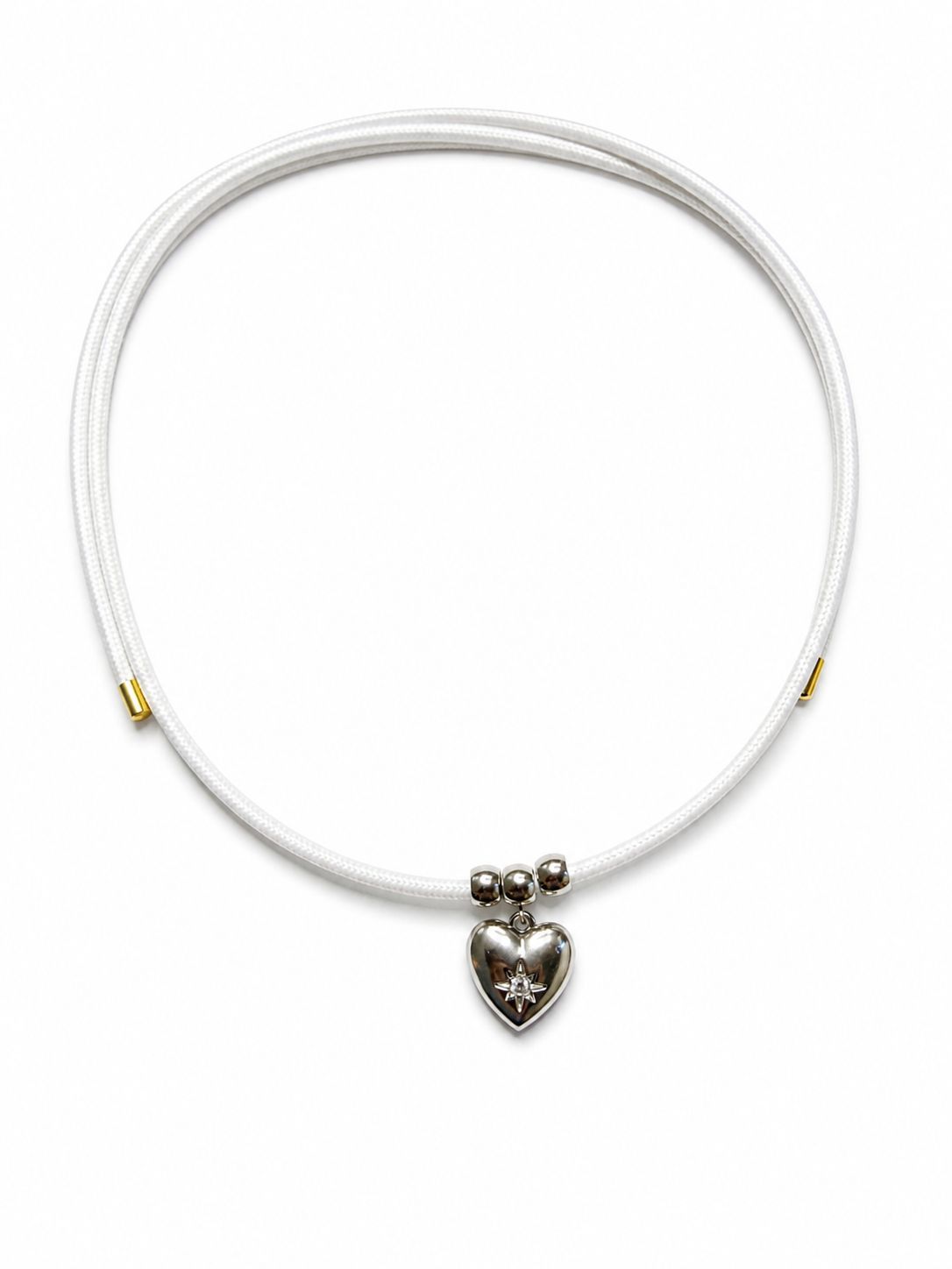 Collana Calamita Bianca Cuore