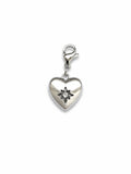 Charm Extra Cuore in acciaio
