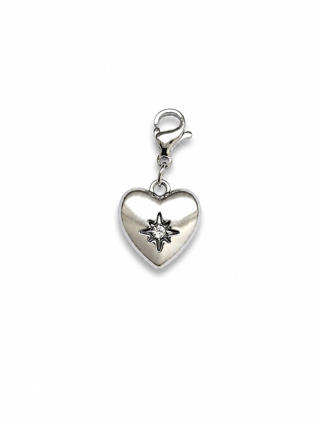 Charm Extra Cuore in acciaio