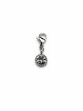 Charm Extra Punto Luce in acciaio e cristallo