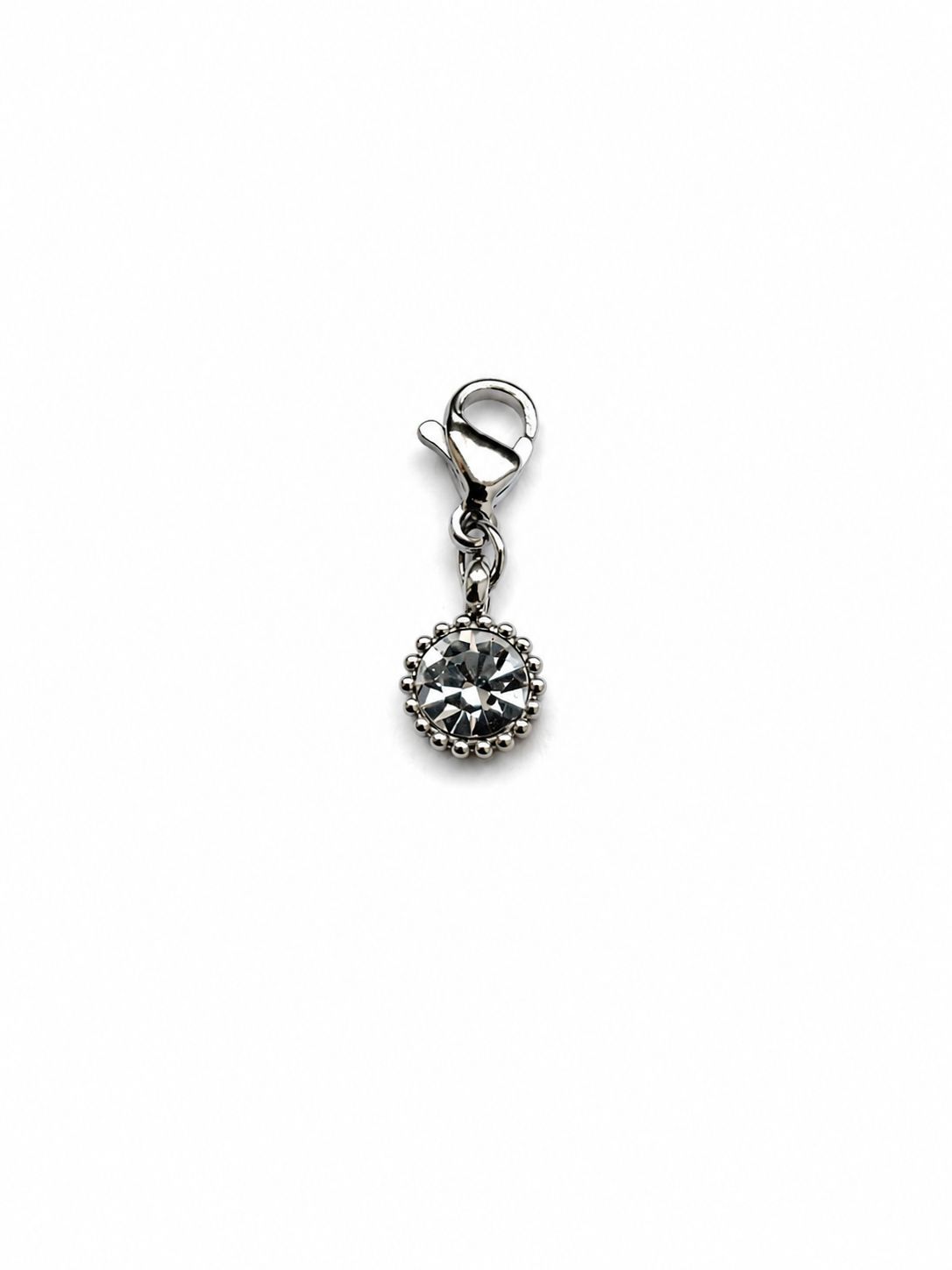 Charm Extra Punto Luce in acciaio e cristallo