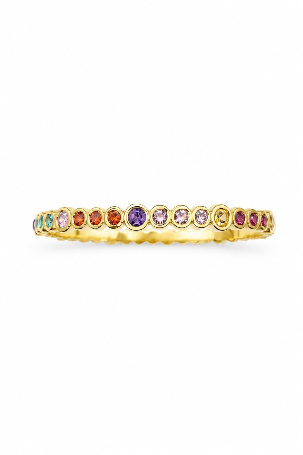 Bracciale Multicolor in acciaio e zirconi