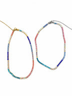 Collana Tennis Choker in acciaio e zirconi