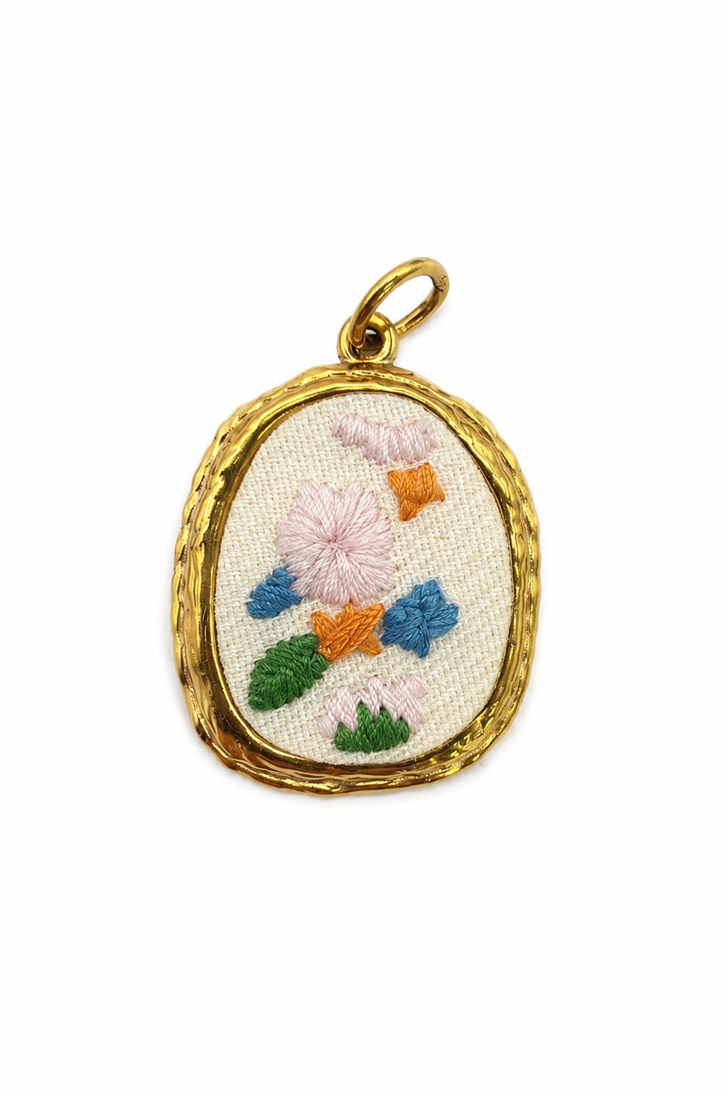 Charm Fiorellino in acciaio