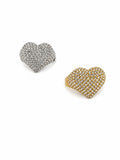 Anello Cuore Pavè