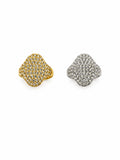 Anello Oval Pavè