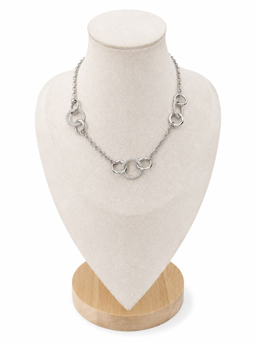 Collana Legami di luce completamente in acciaio
