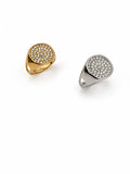Anello Chevalier Tondotto in acciaio inox anallergico