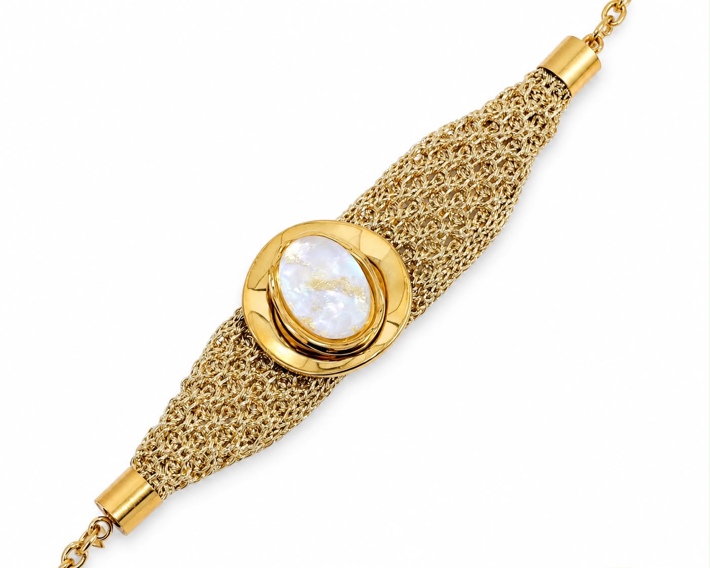 Bracciale Jolie in acciaio e maglia