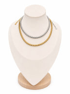 Collana Girocollo Pepita in acciaio inox