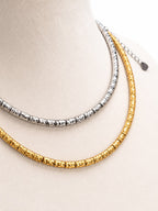 Collana Girocollo Pepita in acciaio inox