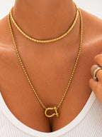 Collana Girocollo Pepita in acciaio inox