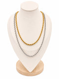 Collana Torchon Big in acciaio