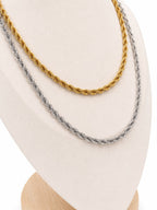 Collana Torchon Big in acciaio