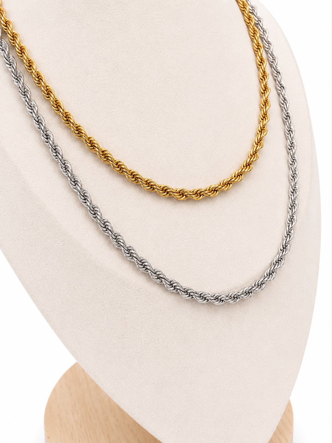 Collana Torchon Big in acciaio