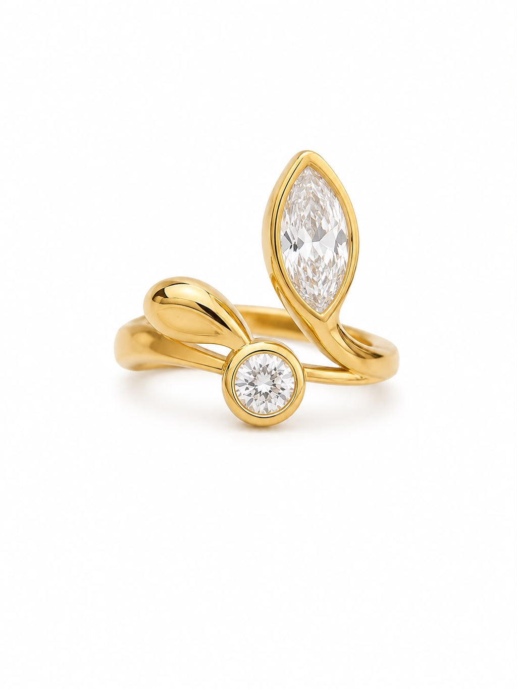 Anello Goccia in acciaio 316L